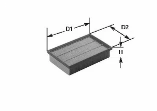 Воздушный фильтр CLEAN FILTERS MA3043